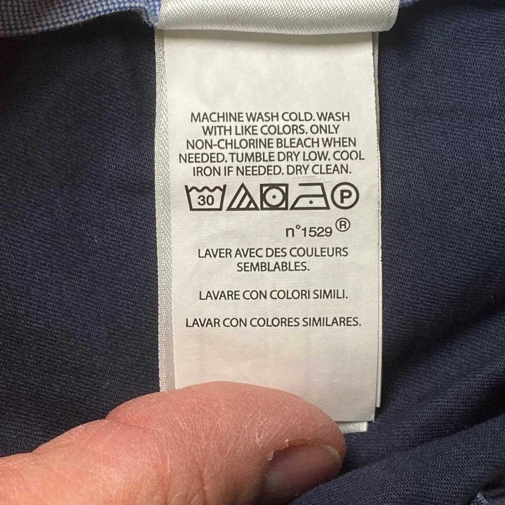 Polo Ralph Lauren The Polo Chino Mens 38 30 Navy Stretch Straight Fit Pants